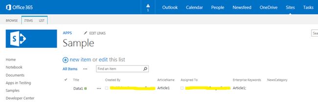 list on your SharePoint site